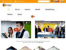 Tablet Screenshot of add-chem.de